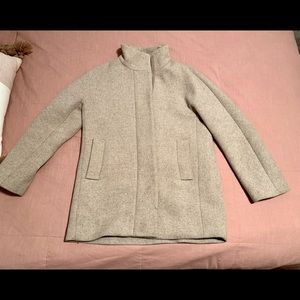 Size 14 J Crew Beige Winter Coat